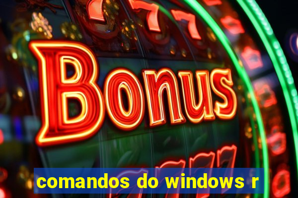 comandos do windows r